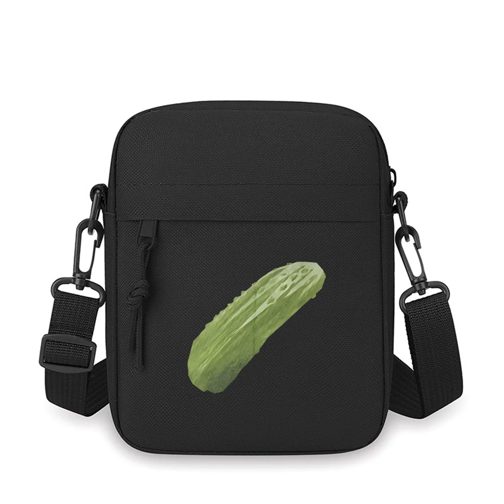 

Green leaves with shadows texture Men Crossbody Bag Single Shoulder Women Cartoon Anime Film Printing Design Unisex