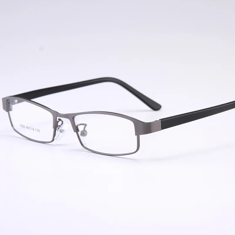 Vintage Men's Rectangle Reading Glasses Retro Small Frame Business Optical Eyeglasses Men Black Myopia Prescription Spectacles