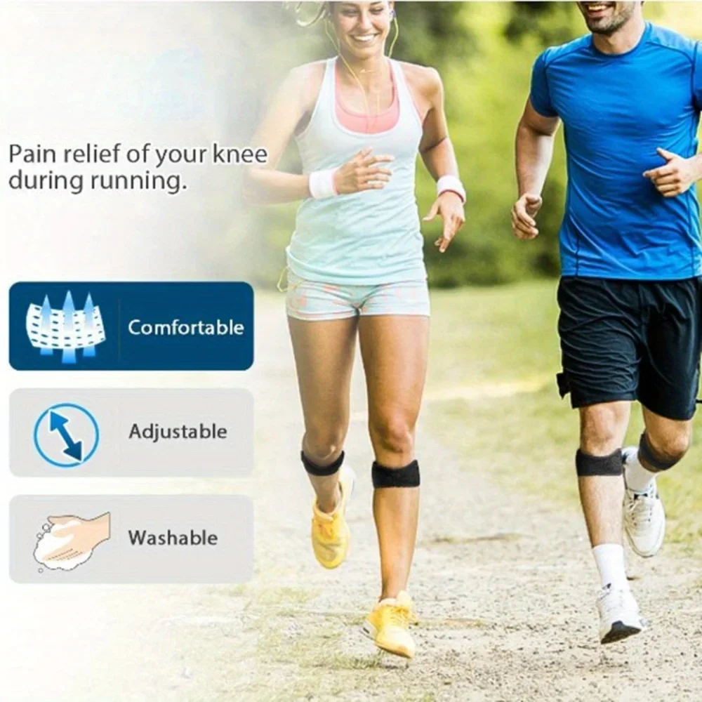1 adet patella kayışı, erkek ve kadın fitness, basketbol, koşu, yürüyüş, bisiklet koruması ve diz koruması için uygundur