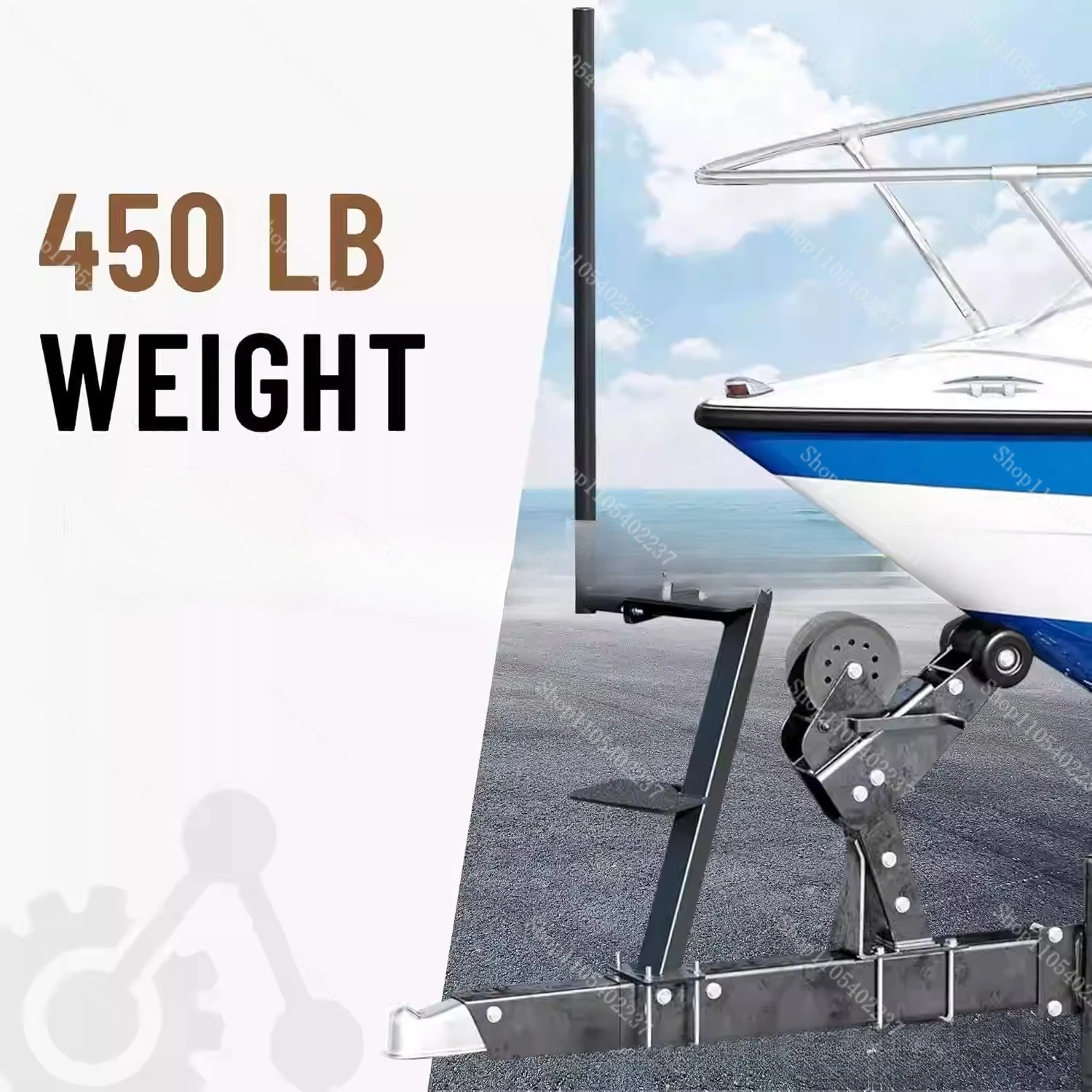 2 Step 3 Step Marine Trailer Universal Step Pedal Boat Ship Ladder Dock Accessory