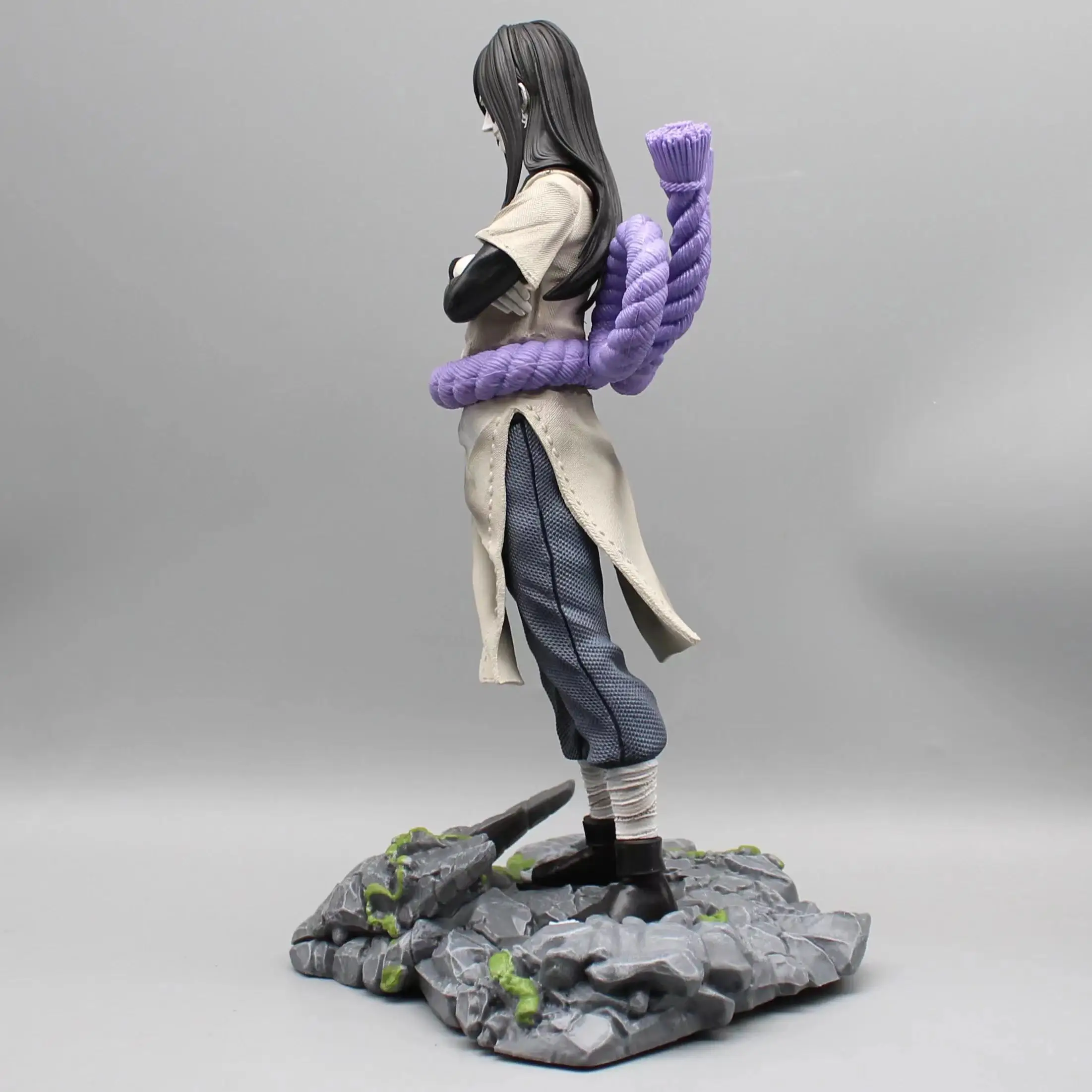 Anime Naruto Orochimaru Action Figure, Akatsuki Estátua, Modelo PVC, Figurinha do Buraco Negro, Ornamento Colecionável, Toy Boy, Presentes para Fãs, 32cm