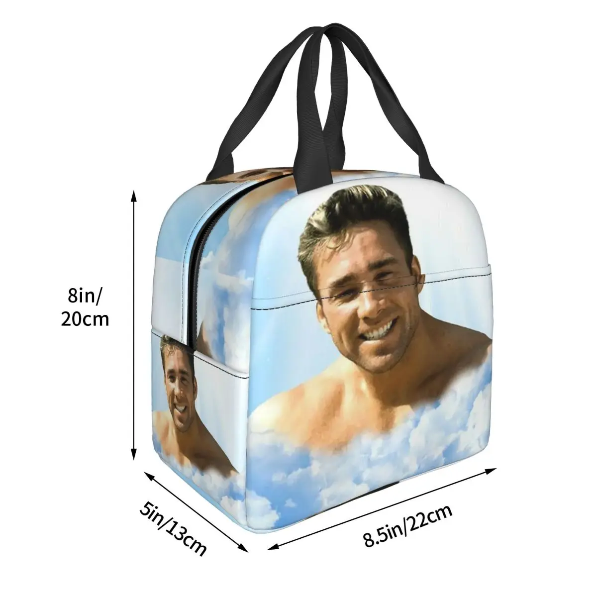 Billy Herrington Insulated Lunch Bag for Women Kids Portable Food Boxes Thermal Lunch Box Tote