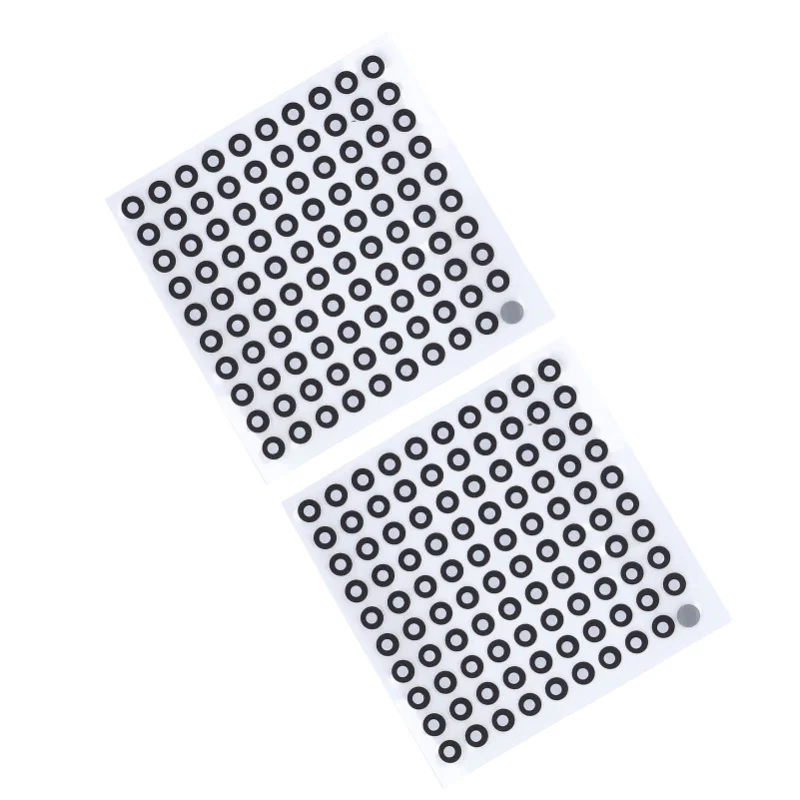 10 Sheets 3D Scanning Marker Dots Diffuse Reflection Reference Points Optical Tracking Locating Stickers 3mm ID 6mm OD