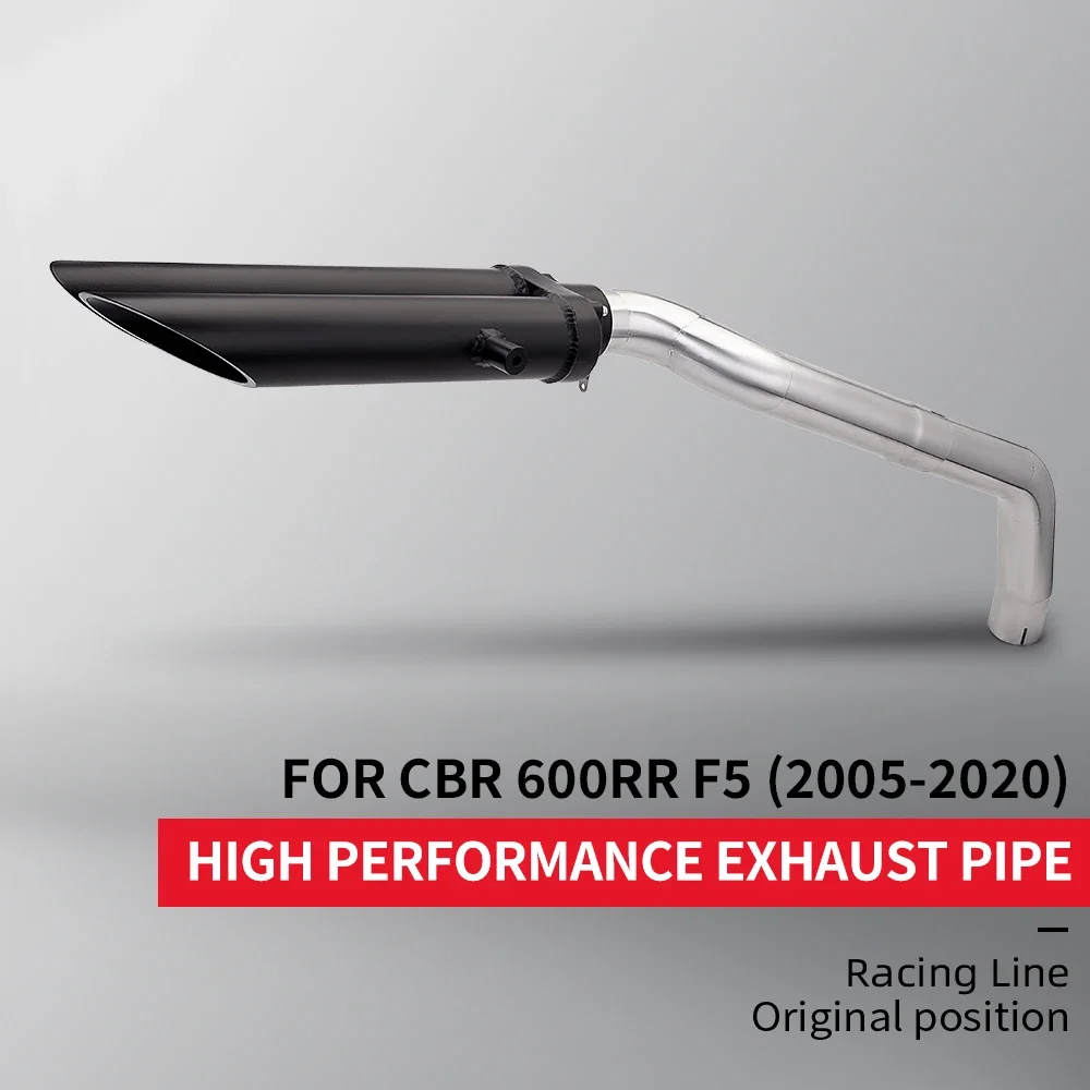 CBR600R CBR600RR F5 R1 Exhaust Pipe Intermediate Link Escape 2005-2017 CBR600RR Exhaust Dual-Out Sliding Motorcycle Exhaust Pipe
