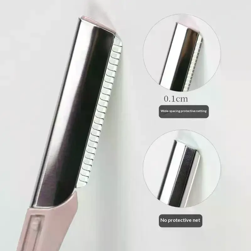 3 Pack Eyebrow Razors Sharp Safe Stainless Steel Blades Ergonomic Handle For Beginners Daily Beauty Makeup Trimming