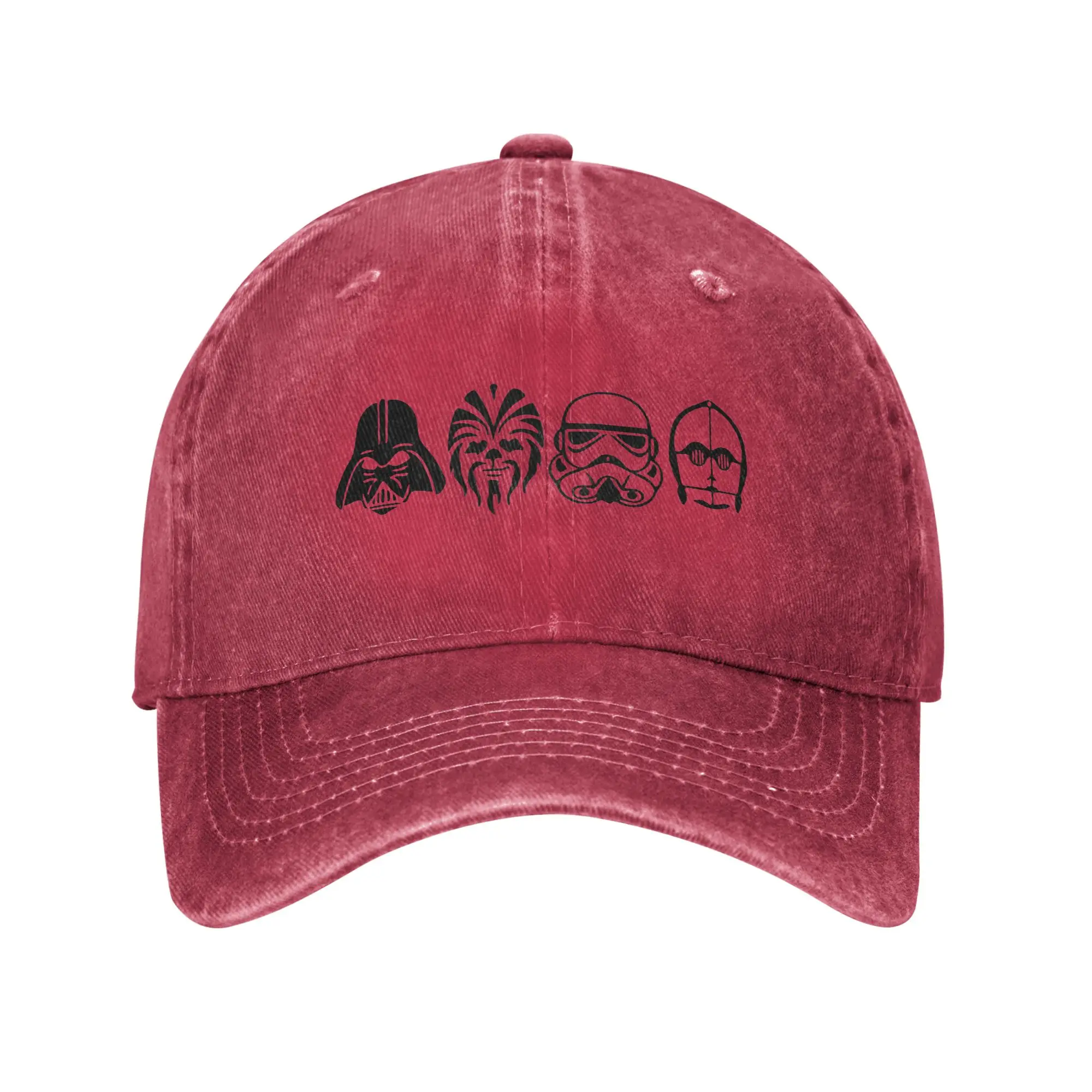 Darth Vader Darth Maul Baseball Caps Vintage Distressed Denim Headwear for Men Women Outdoor Activities Adjustable Caps Hat