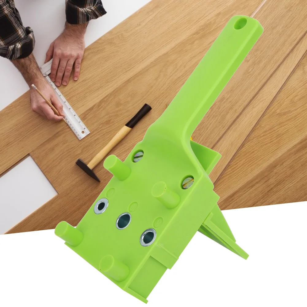 Doweling Jig Woodworking Thickened Drill  Tool with 6/8/10mm Hole Drill Bit Kit Drill  Dowel Jig Hole Drill Kit