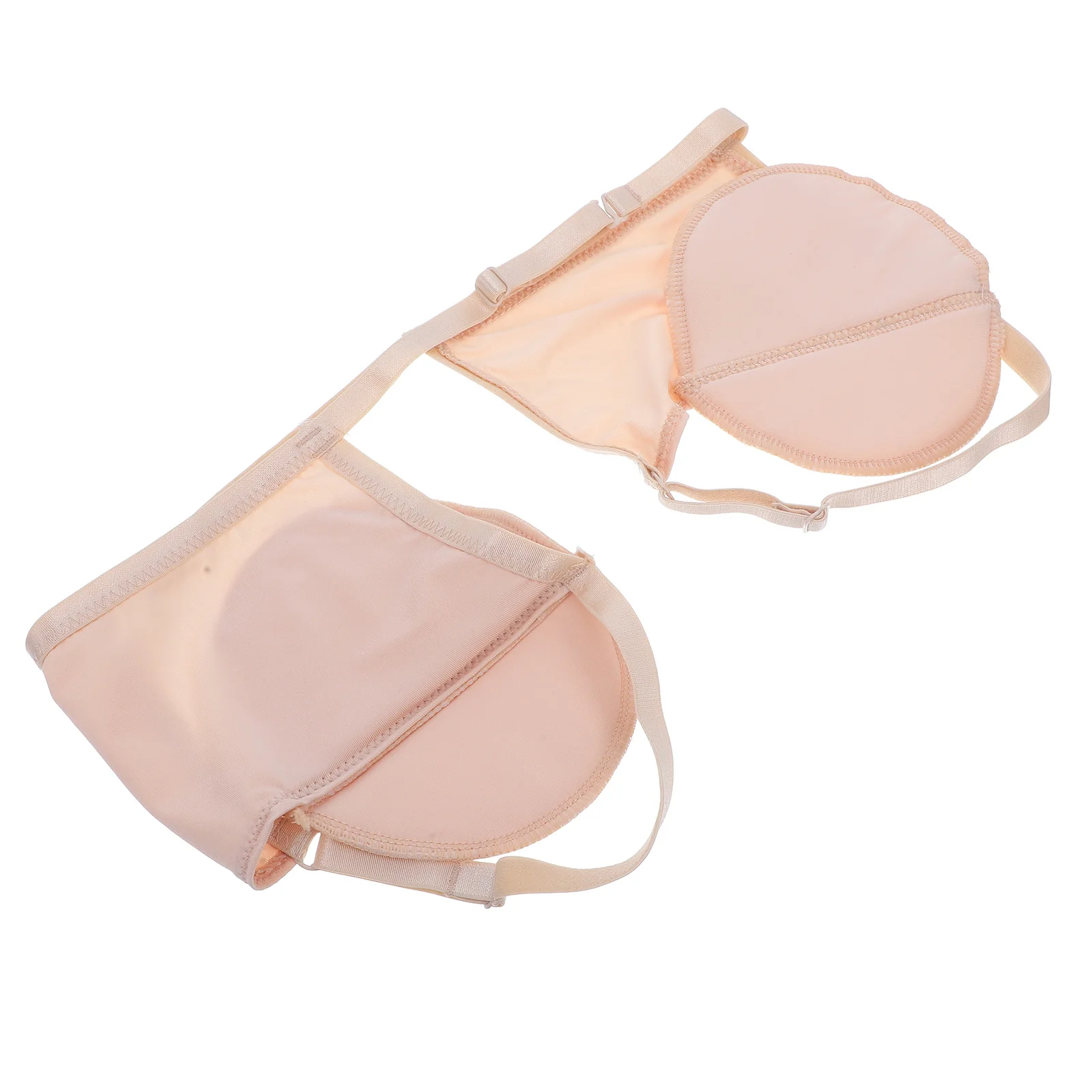 زوج واحد من واقي الإبط القصير القابل للغسل والرقيق تحت الإبط لحماية الإبط الرقيقة للعرق تحت الإبط