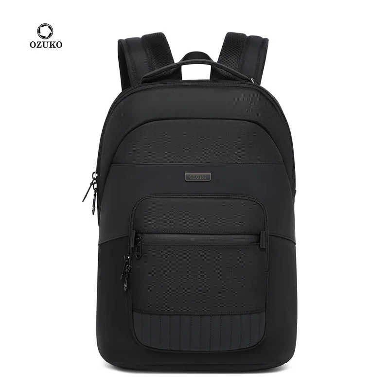 

OZUKO Men's Business Commuting Computer Backpack Outdoor Travel Large-capacity Water-repellent Backpack College Student bag
