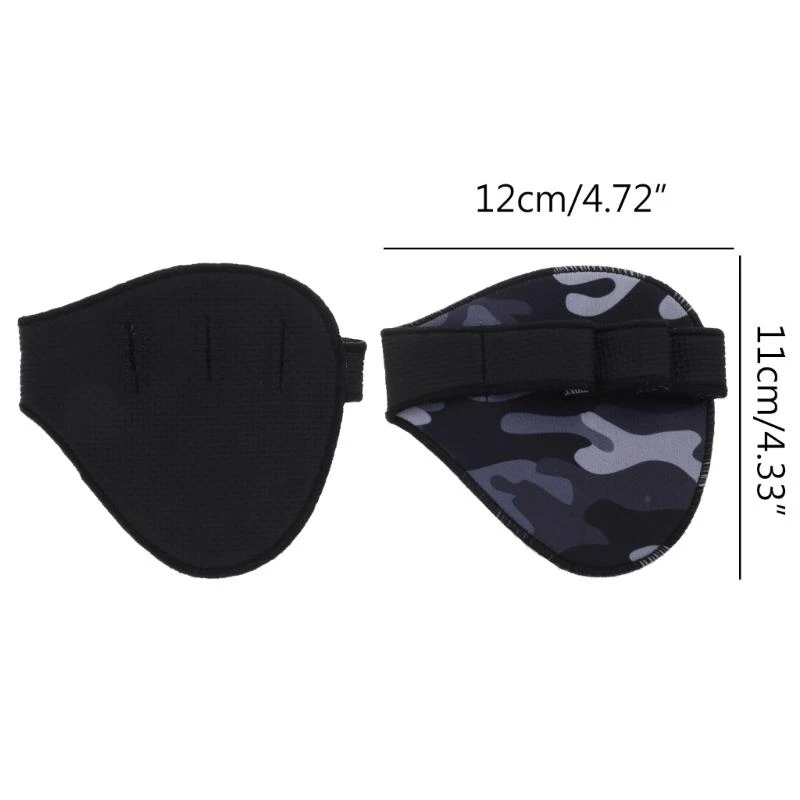 652d 2pcs رفع القبضة سحب المقبضات وسادات رفع العرق مع 4 حلقة الإصبع