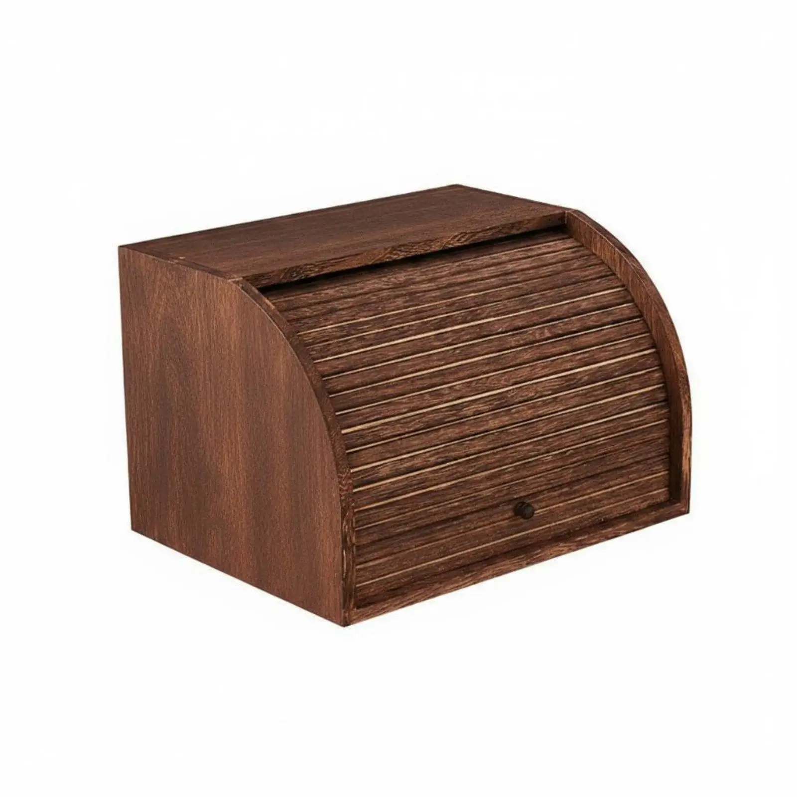 Wooden Storage Organizer Compact Desktop Cabinet Dustproof Shelf for Makeup Tea Books