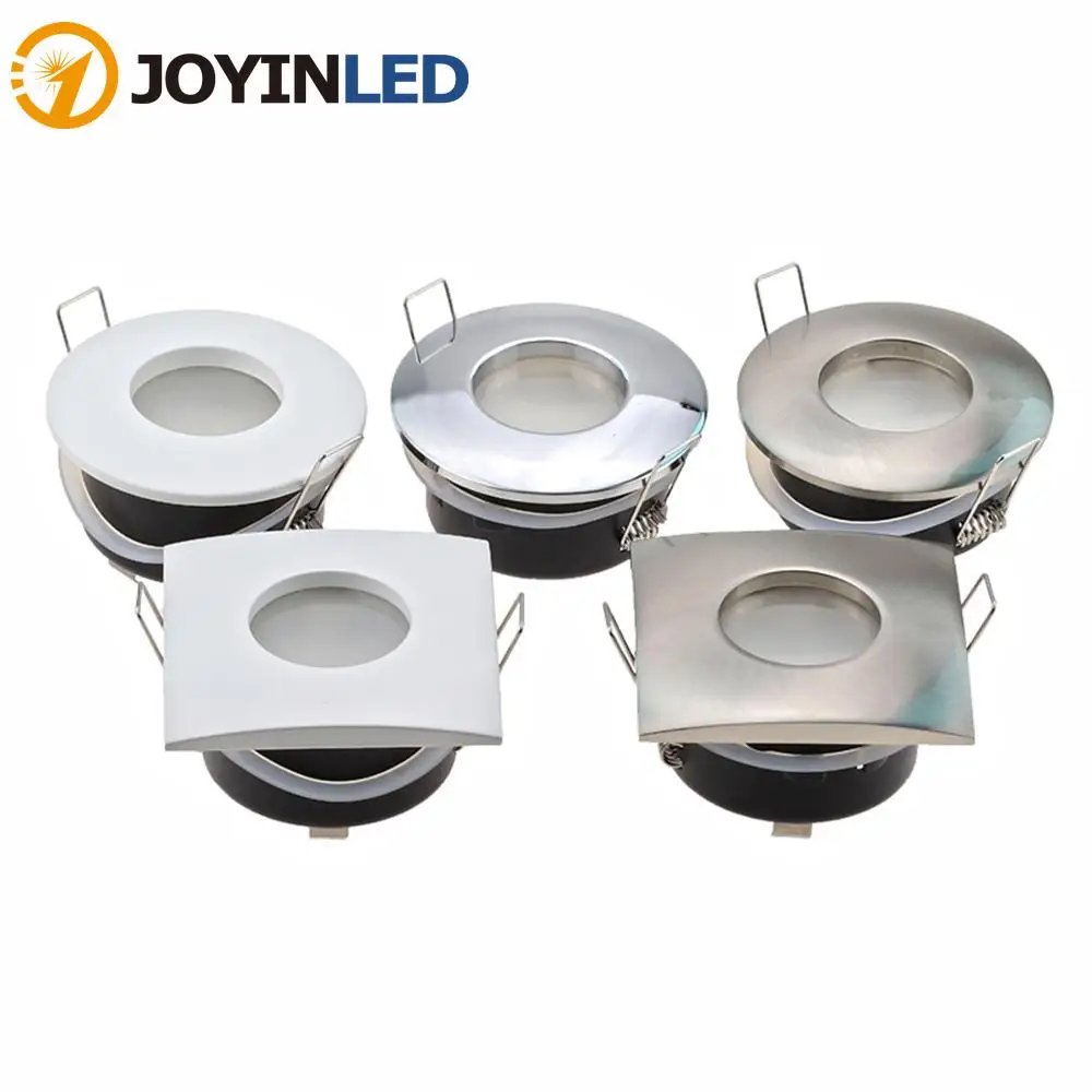 LED Tersembunyi Langit-langit Downlight Tahan Air IP65 Bingkai Dudukan Soket GU10/MR16 Tempat Bohlam Fitting Lampu Sorot