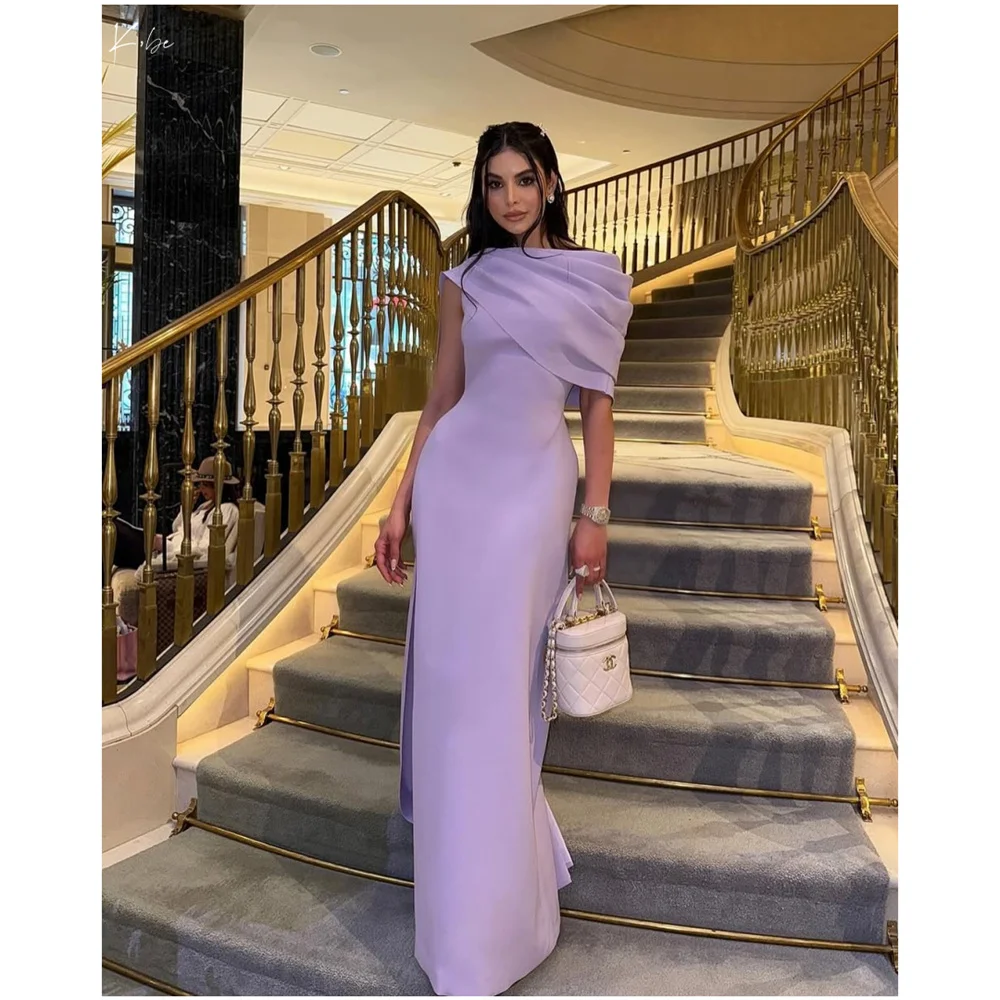 

Kobe Customized Crotch collar Floor-length Mermaid Prom Dress One Shoulder Elegant فساتين سهرات Formal evening Party Dress 2025