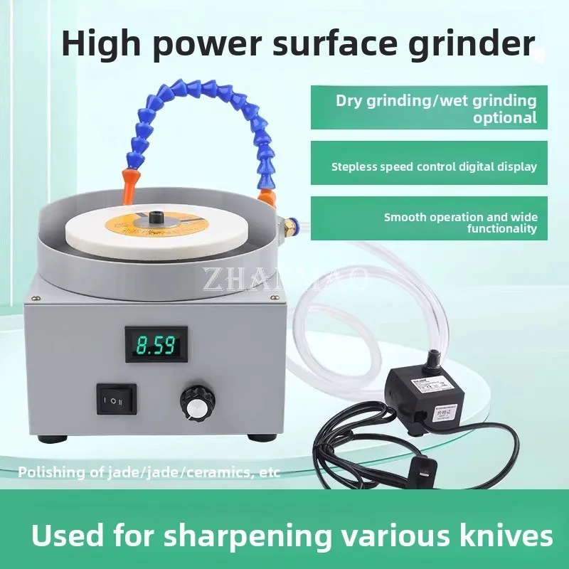 110-220v Flat Grinder, Dry & Water Grinder, Diamond Disc, Kitchen Knife, Scissors Tools