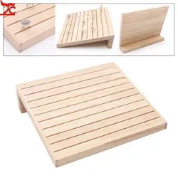 Jewellery Making Supplies Earring Organizer Ring Display Stand Jewelry Wood Earring Hoder Jewellery Packaging Case Exhibitors