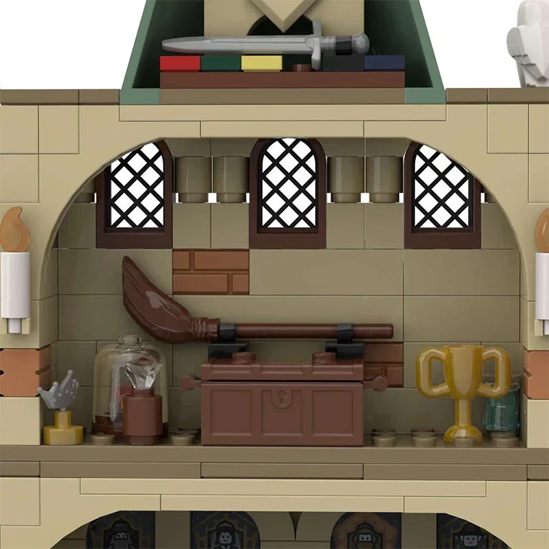 Magical ภาพยนตร์รุ่น Moc อาคารอิฐยุคกลางการ์ดปราสาทเทคโนโลยี Modular Blocks ของขวัญของเล่นคริสต์มาส DIY ชุดประกอบ