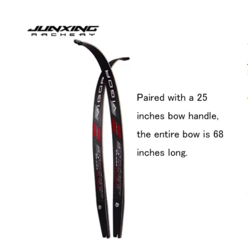 JUNXING 20-40lbs ILF Archery Bow Limb Universal Interface Professional Training Shooting Recurve Bow equipment Hunting