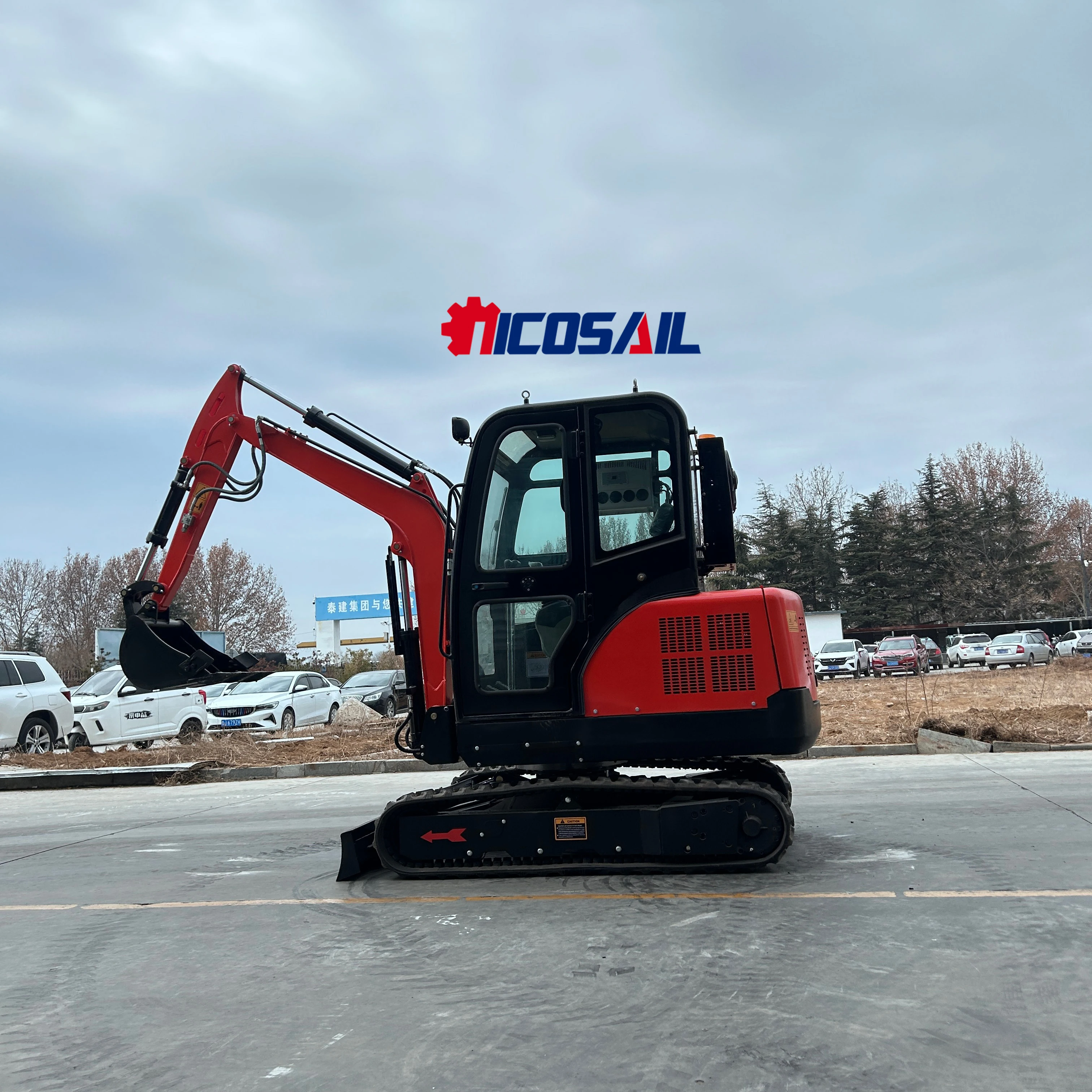 

Free delivery home mini excavator 2.5-3 tons powerful Euro 5 winter farm engine crawler excavator