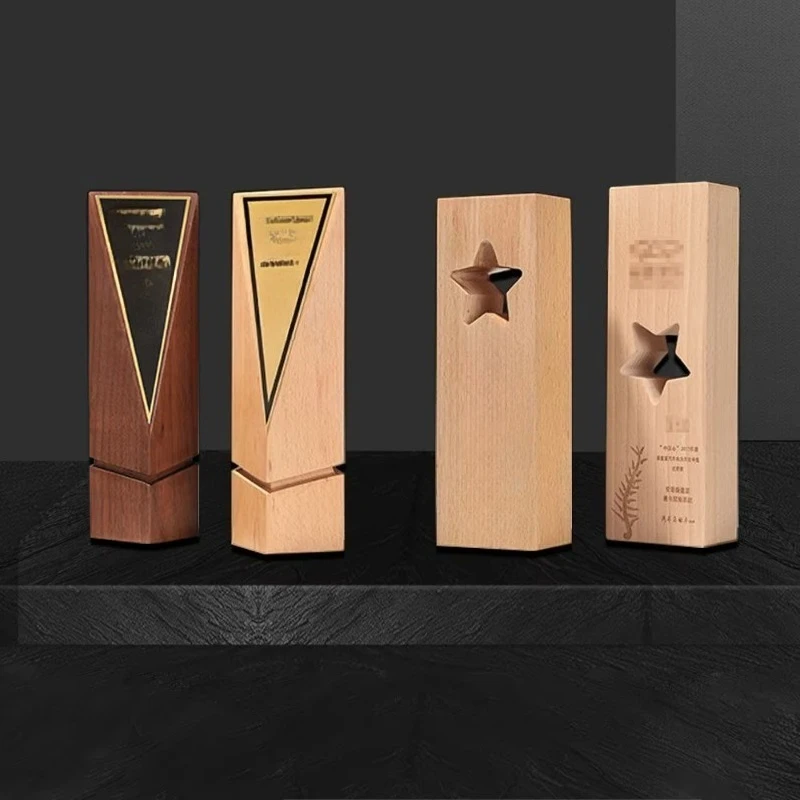 Wood Products Manufacturing D Personalized Wood Trophy Board Custom Base