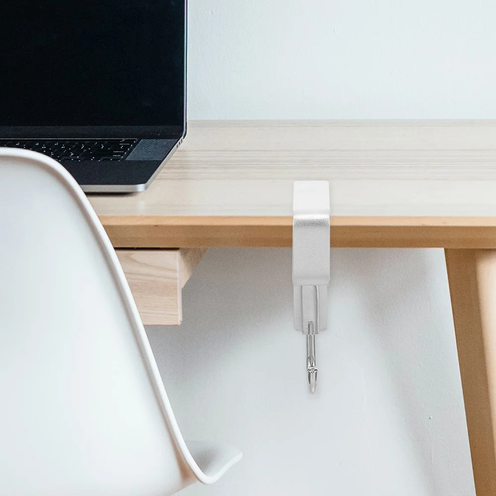 

2Pcs Sleek Simple Style Desk Bag Hook for Table Purse Hanger Holder Convenient Use Versatile Storage Desk Hook Hanger