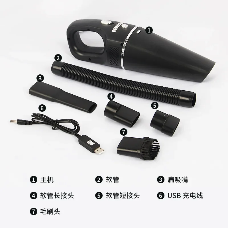 

Хороший автомобильный пылесос, беспроводной 4500PA, супер всасывающий ручной маленький автомобильный домашний многофункциональный пылесос, новинка 2023 года