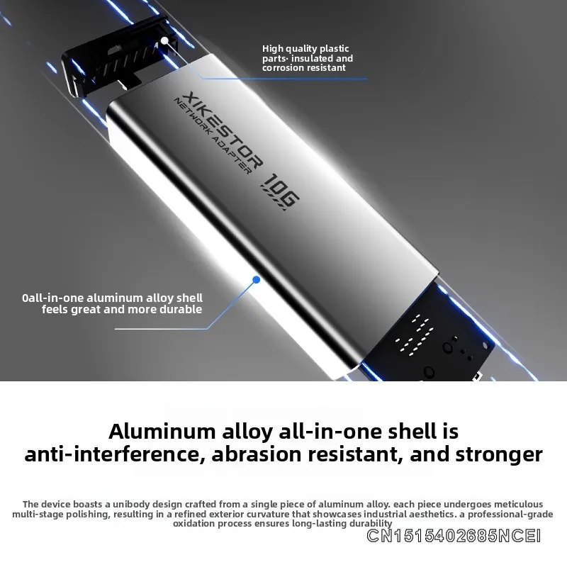 Zuno Choice】XikeStor SKN-U310GT USB To 10G Network Adapter RJ45