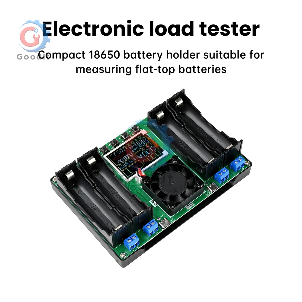 18650 21700 tipo-c 4 canais testador de capacidade da bateria display lcd mah módulo de detecção de bateria digital de lítio para testes de bateria