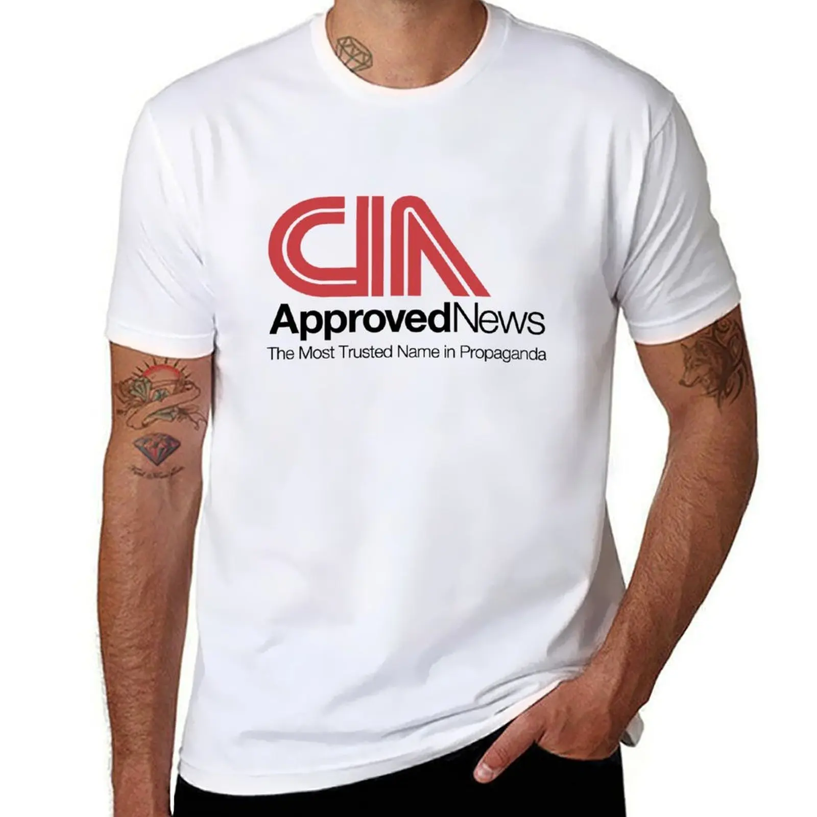

CIA Approved News T-Shirt funny t shirts man man t shirts for men T-shirt
