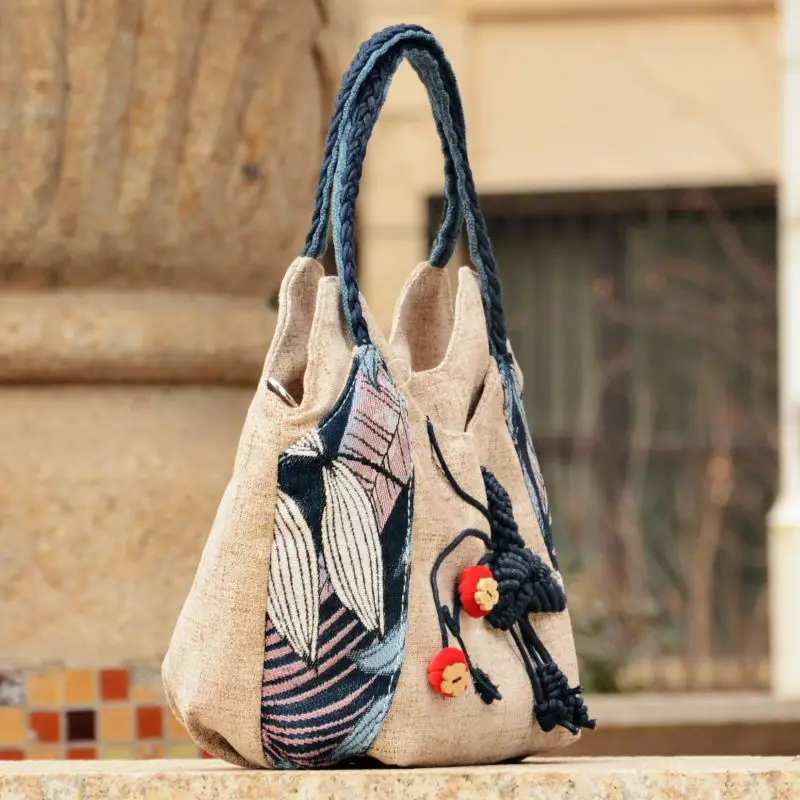 New Women Chic Bag Handbag Cloth Bag Casual Women Bag Large Capacity Tote Lightweight Small Bag