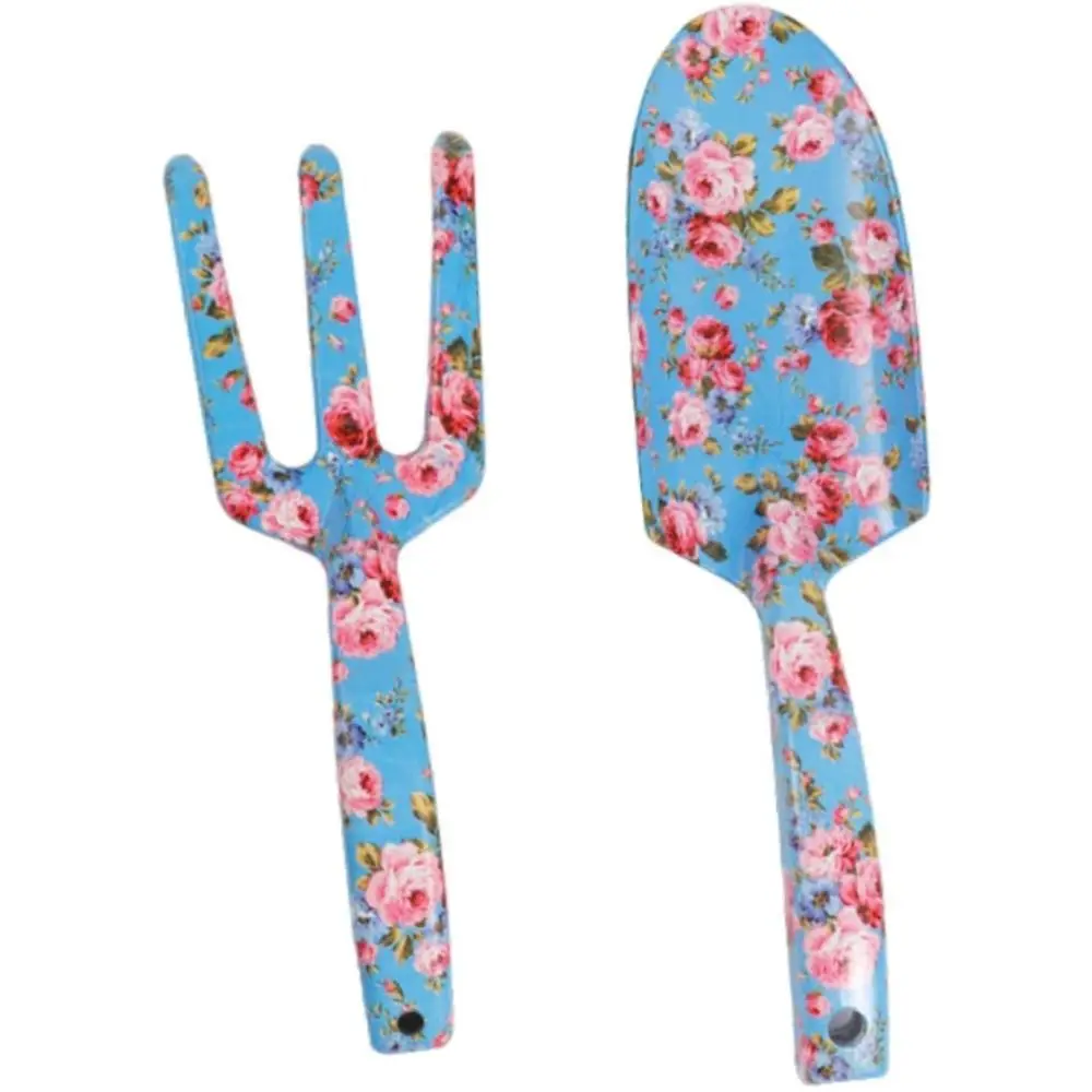 New Hand Trowel Gardening Tool Fork Durable Gardening Kit Floral Pattern Mini Garden Supplies