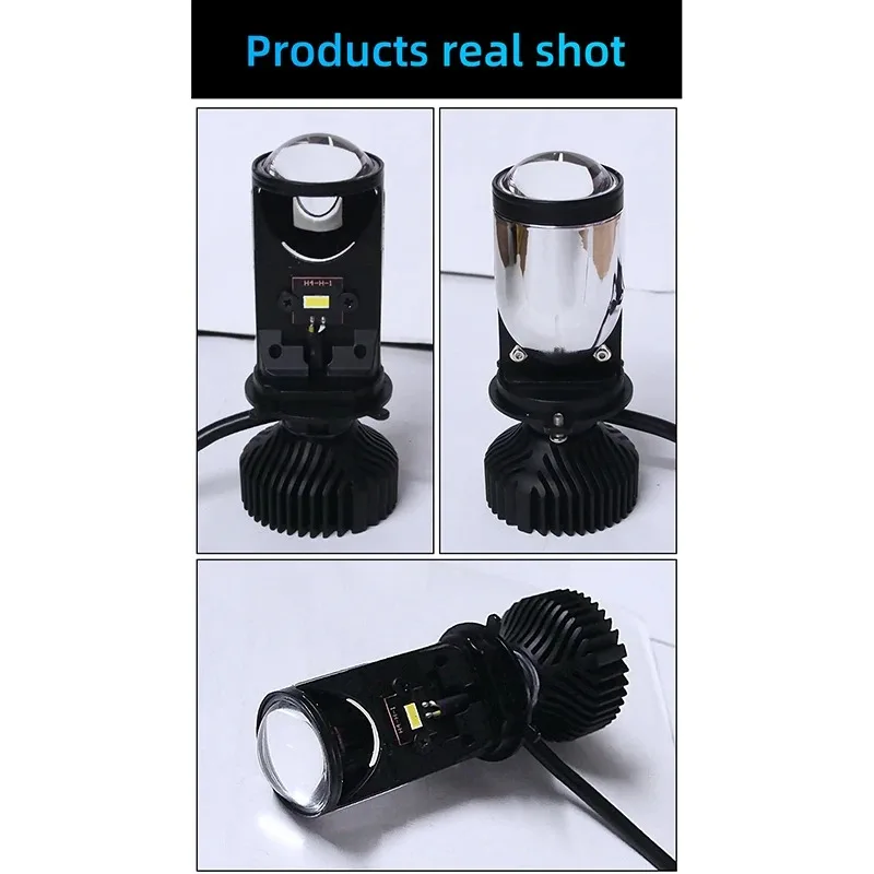 

Well 60W/Pair Lamp H4 LED Mini Projector Lens Automobles Bulb 8000LM Conversion Kit Hi/Lo Headlight RHD LHD AMEXIAOXU