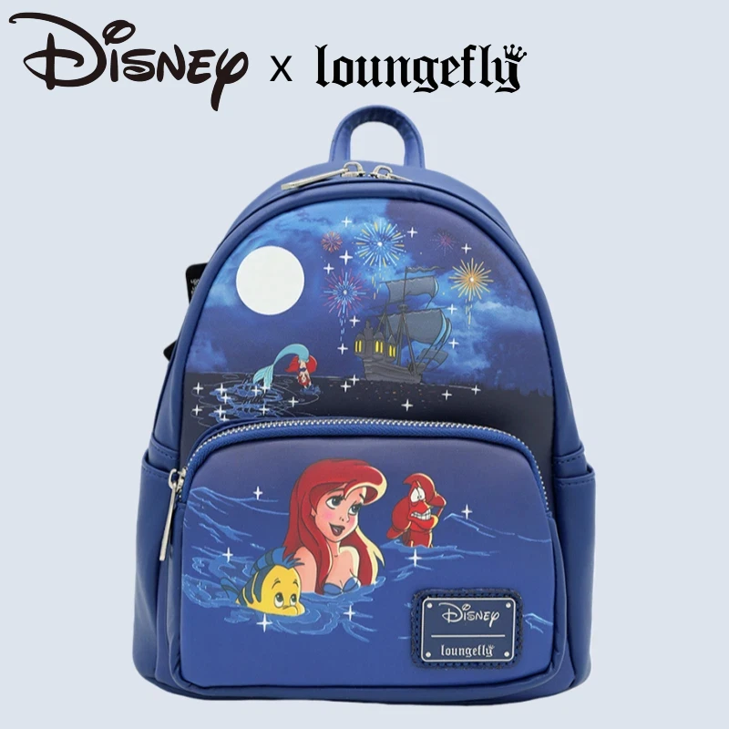 

Рюкзак Disney Loungefly The Little Mermaid Night Scene, модный подарок для любителей Диснея и ежедневного использования