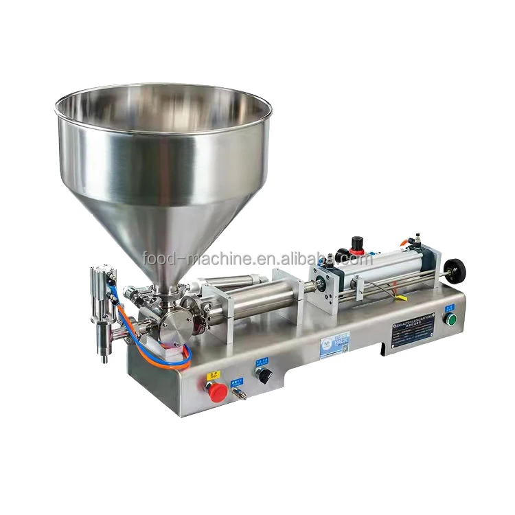 Semi Automatic Single Head Viscous Cream Yogurt Jam Honey Sauce Filling Machine