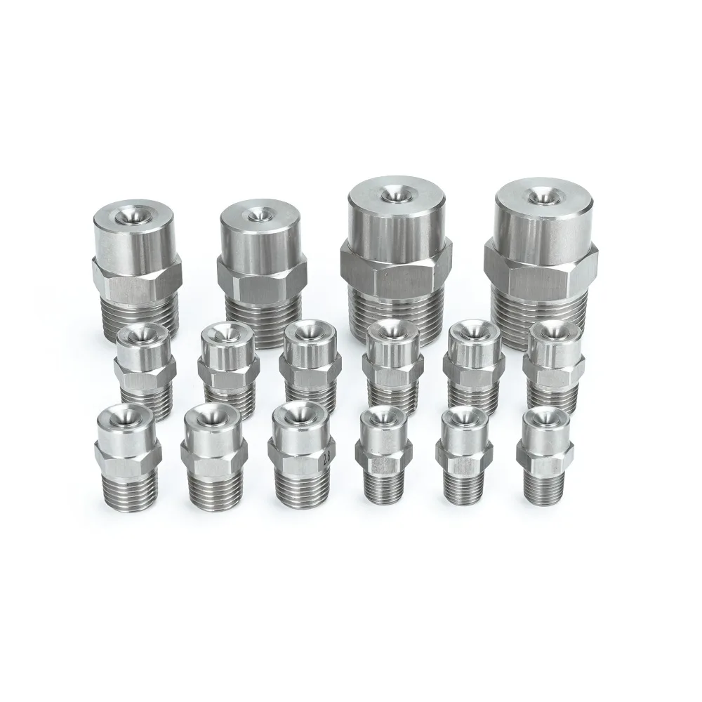 304 SS BBW Wide Angle Full Cone Spray Nozzle, Full Cone Water Jet Nozzle For Industrial Cleaning, Cooling & Humidification