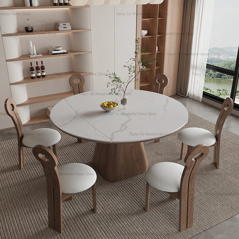 Modern Stretchable Designer Simplicity Dining Tables Japanese Style Restaurant Dining Tables Originality Furniture Vajilla HBDT