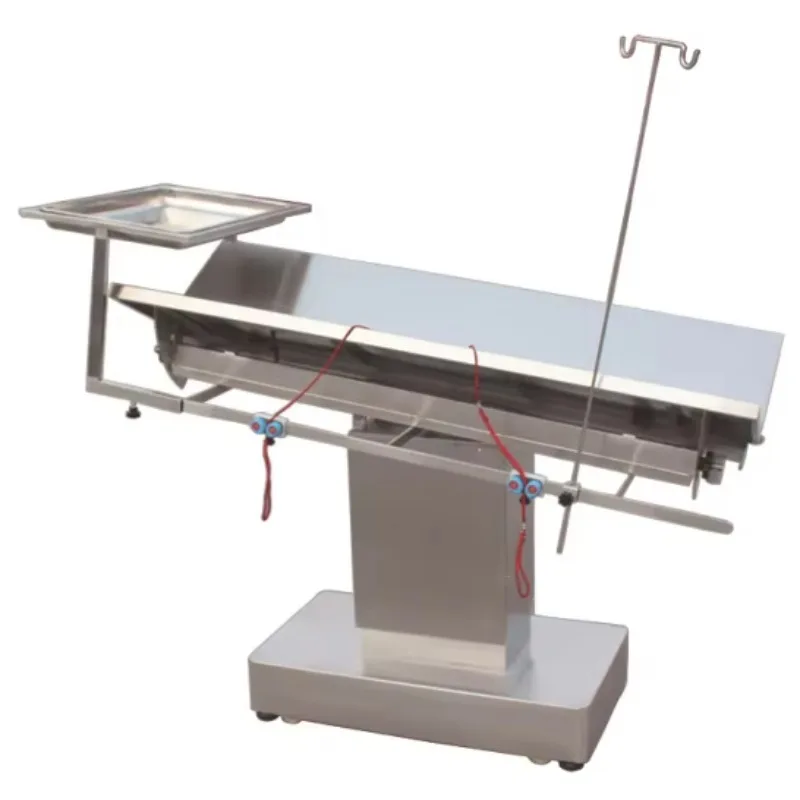 MT MEDICAL Veterinary Electric Operating Table Stainless Steel Surgical Table For Animal Clinic Factory Direct Price