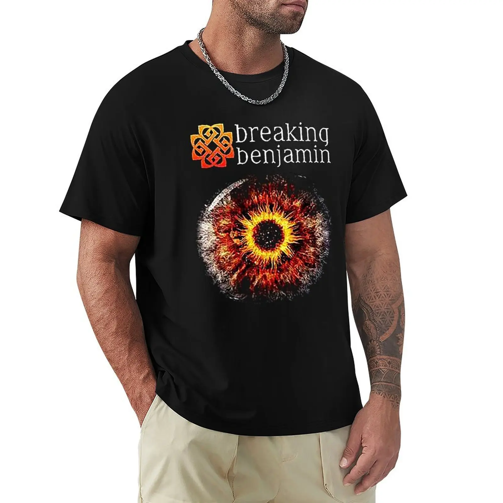 Album New Breaking band Benjamin T-Shirt Non-Shrink Basic Cotton T-Shirt