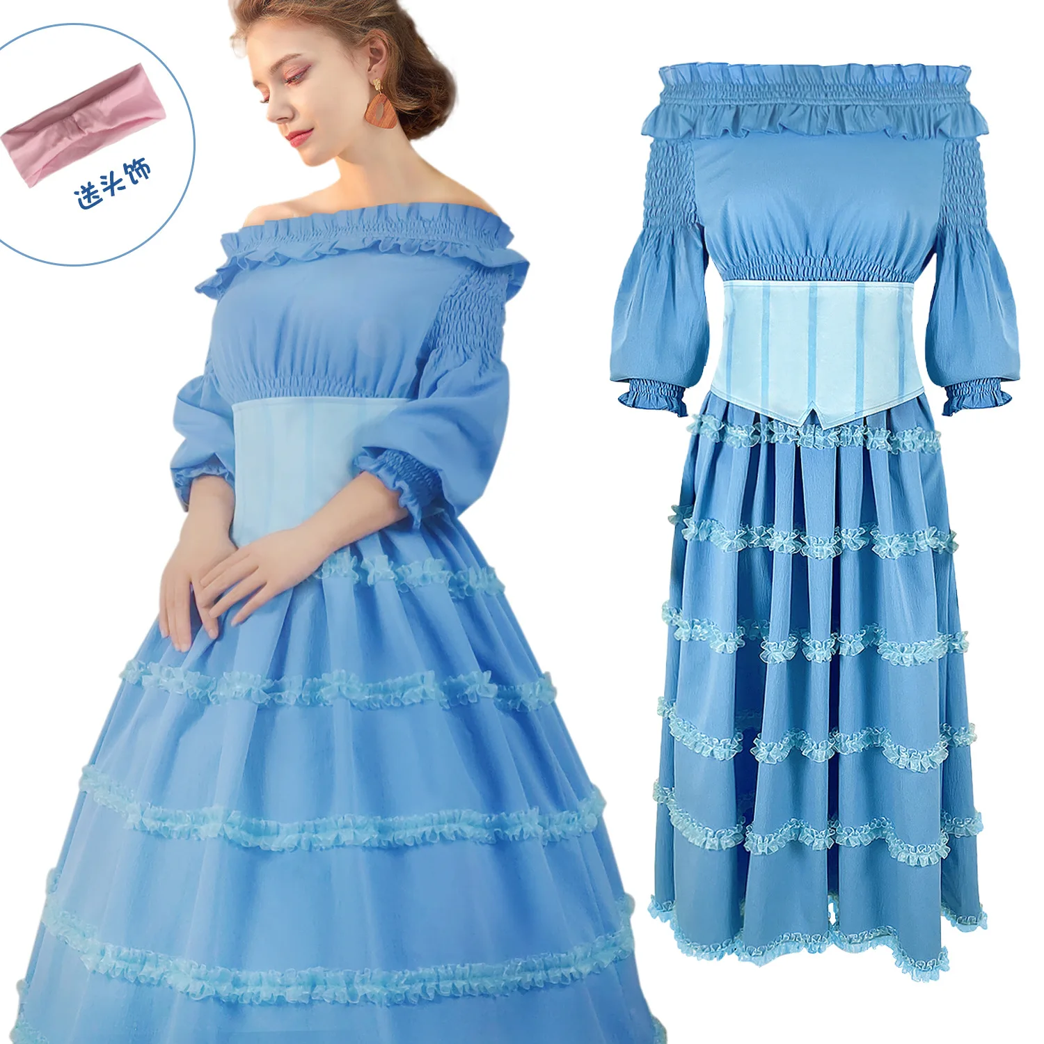 

Little Mermaid Cosplay The Little Mermaid Ariel Princess Dress Anime Costume Cross-border Halloween