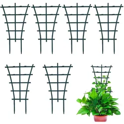 2PCS Mini Garden Growing Plant Climbing Trellis Vegetables Flowers Support Plant Pot Frame Garden Decorative Plant Cages