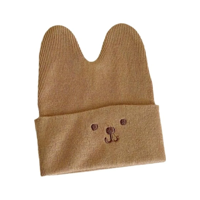 

Trend & Functional Knit Hat with Earflaps Comfortable Wearing for Infants