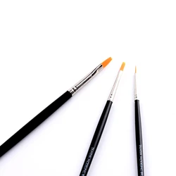 Tamiya 87067 Modeling Brush High Finish Standard Set (3pcs) No.0, No.2, Ultra Fine Point