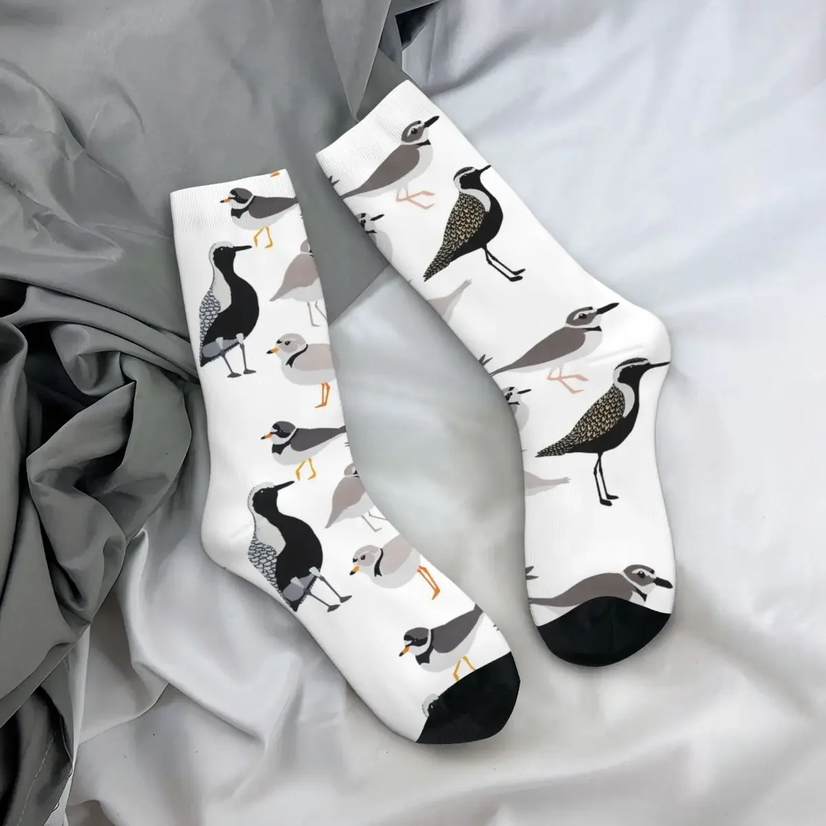 Plethora Of Plovers Socks Harajuku Super Soft Stockings All Season Long Socks Accessories for Man's Woman's Birthday Present