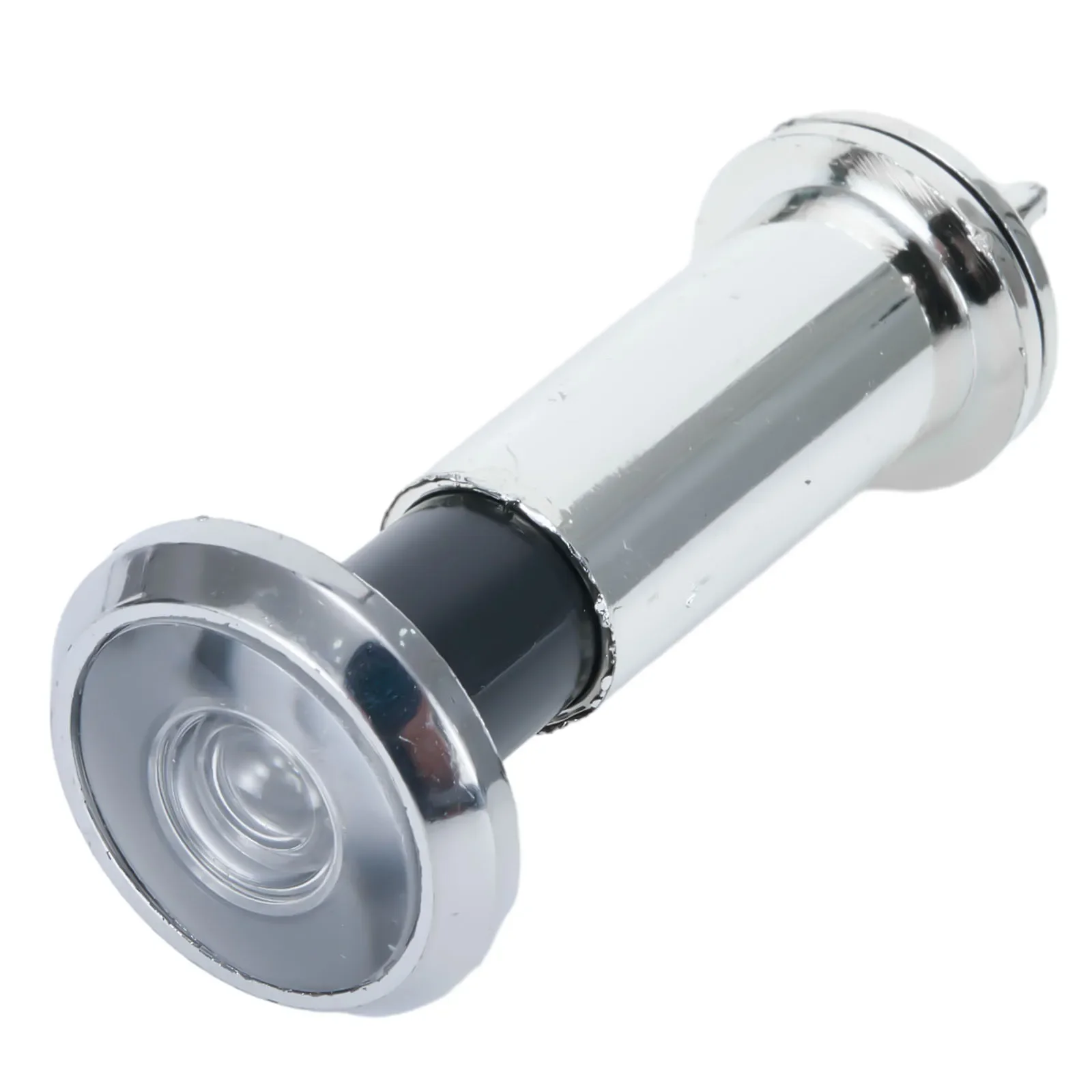 Visor de puerta de herramienta, carcasa de Metal en tono plateado, 1 piezas, 220 grados, ajustable, mirilla, agujero de visión para 50-75mm