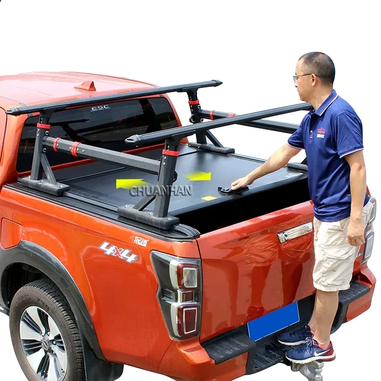 

Выдвижная ручная крышка кузова (ролета) для Honda Ridge Liner, алюминиевая, с электроприводом, для Jeep Gladiator NP300 2023 года