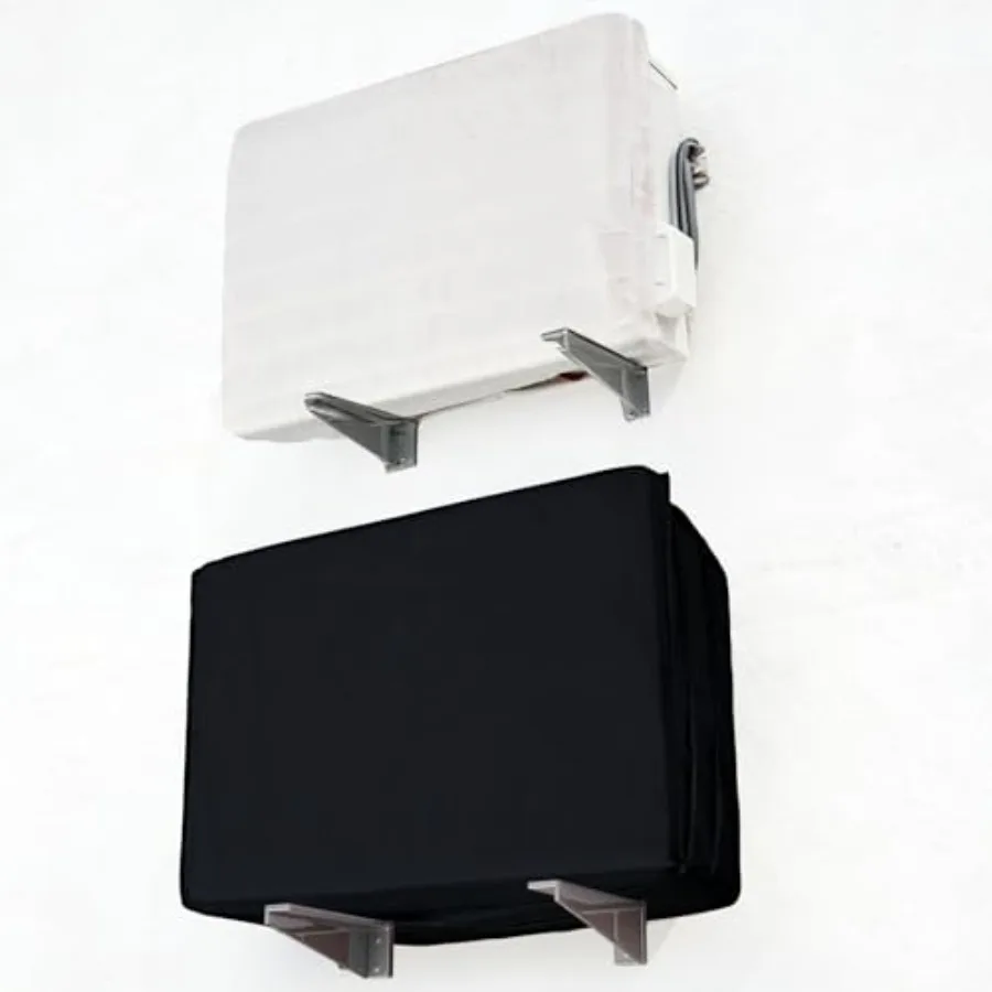 

2 Pack Window Air Conditioner Cover Indoor Outdoor Adjustable Waterproof Window Ac Unit Cover with Drawstring Double Insulation