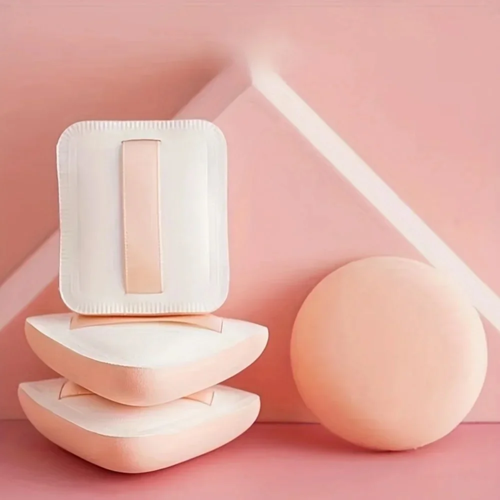 3Pcs Soft Cute Makeup Puff Set Dry Wet Combined Cosmetic Sponge Cushion Puff Foundation Cream Blender Makeup Tools Accessories