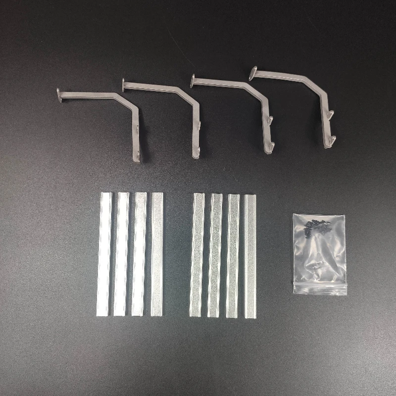 1/14 타미야 RC 트럭 트레일러 덤프트럭 스카니아 MAN 벤츠 볼보 자동차 DIY 부품용 사이드 펜스 연료 탱크 장식 보호 바