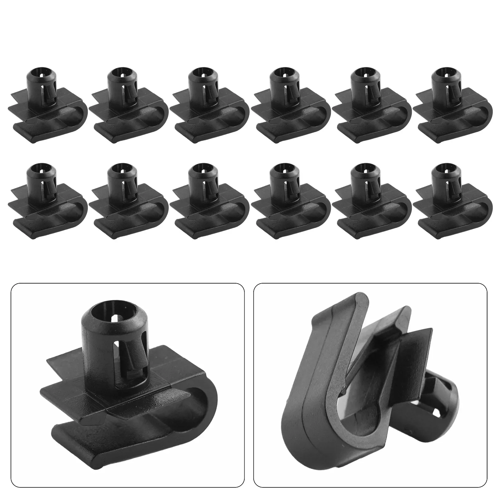12pcs Grille Clip 0029885181 A0029885181 For Mercedes For Benz W203 W211 W215 Front Bumper Grille Fastener Fixing Clip Buckle