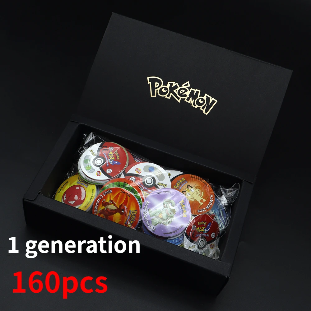 Charizard 160 Tazos 1st/2nd/3rd Edition Ash KetchumMewtwo Tap Collection Card Storage Album Trainer Round Pogs Cheetos Chipitaps