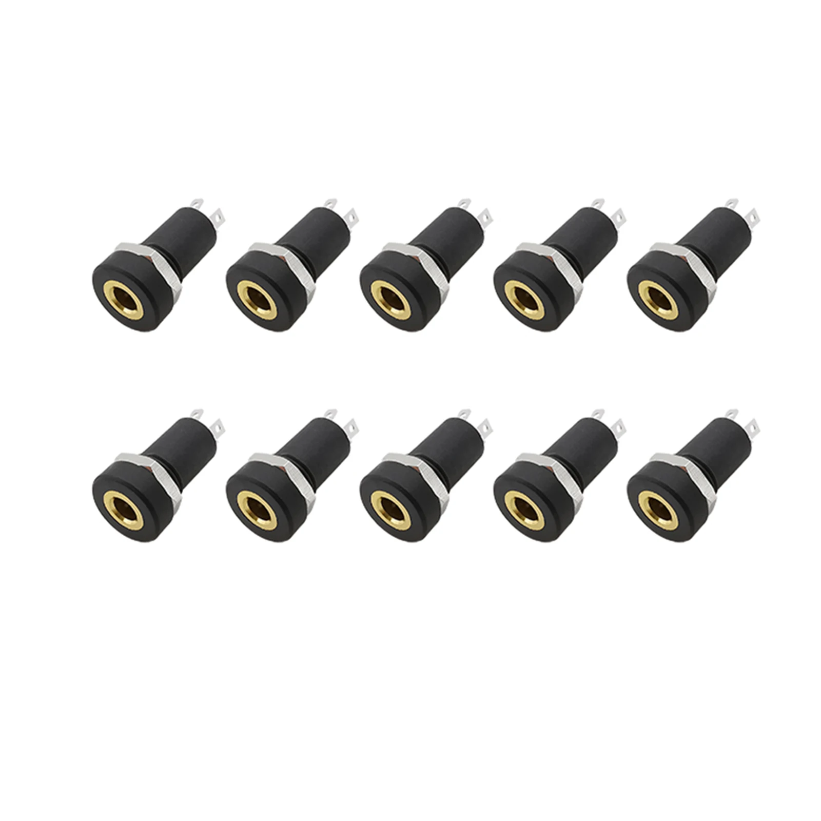 

For Stereo Connections Nylon Metal Connector 4Pin Female Headphone For Repairing Audio Devices Digital Camera Accessories